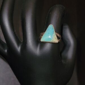 Turquoise Triangle Ring